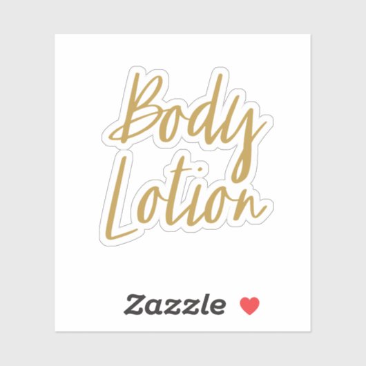 Sticker de stockage de lotion corporelle (Feuille)