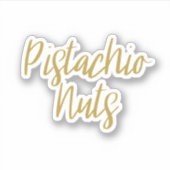 Sticker de stockage de pistaches noix (Devant)