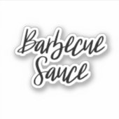 Sticker de stockage de sauce barbecue (Devant)