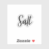Sticker de stockage de sel (Feuille)