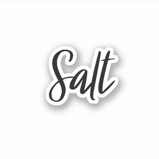 Sticker de stockage de sel (Devant)