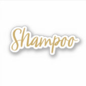 Sticker de stockage de shampooing (Devant)