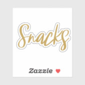Sticker de stockage de snacks (Feuille)