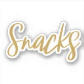Sticker de stockage de snacks (Devant)