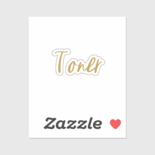 Sticker de stockage de toner