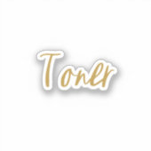 Sticker de stockage de toner (Recto)