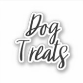 Sticker de stockage de traitement de chien (Devant)