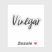 Sticker de stockage de vinaigre (Feuille)