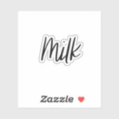 Sticker de stockage du lait (Feuille)