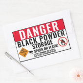 Sticker de stockage en poudre noire (Enveloppe)