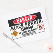 Sticker de stockage en poudre noire (Enveloppe)