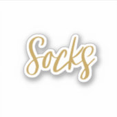 Sticker de stockage Socks (Devant)