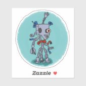 Sticker de style de livre de la bande dessinée de  (Feuille)