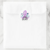 Sticker de support du ruban violet (Sac)