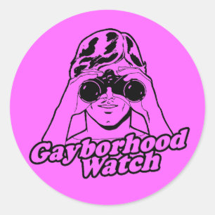 Sticker de surveillance de Gayborhood