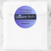 Sticker de surveillance de la sécurité à domicile (Sac)