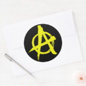 Sticker de symbole anarcho-capitaliste (Enveloppe)
