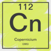 Sticker de table périodique - Copernicium (Devant)