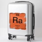 Sticker de table périodique - Radium (Sur valise)