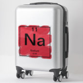 Sticker de table périodique - Sodium (Sur valise)