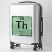 Sticker de table périodique - Thorium (Sur valise)