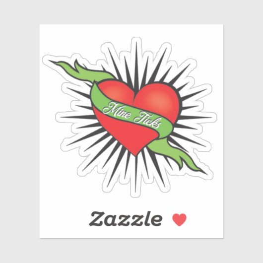 Sticker de tatouage Ticks (Feuille)