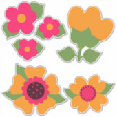 Sticker De Telles Jolies Fleurs ! (Devant)