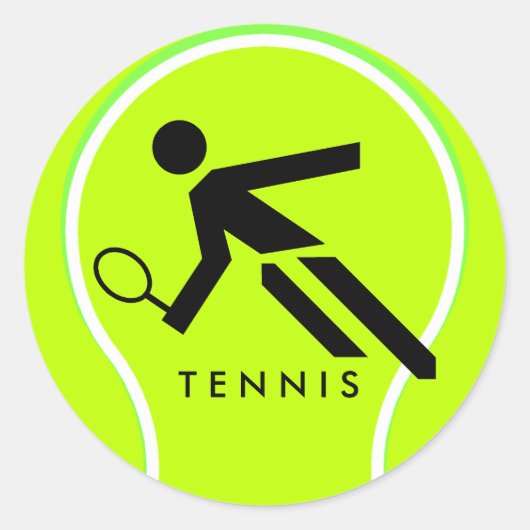 Sticker de tennis 2 (Devant)