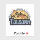 Sticker de Tolsona, Alaska (Feuille)