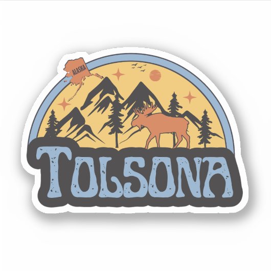 Sticker de Tolsona, Alaska (Devant)