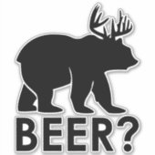 Sticker de typographie de bière (Devant)