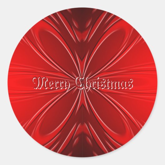 Sticker de vacances Floral Rouge (Devant)