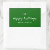 Sticker de vacances - vacances heureuses (Sac)