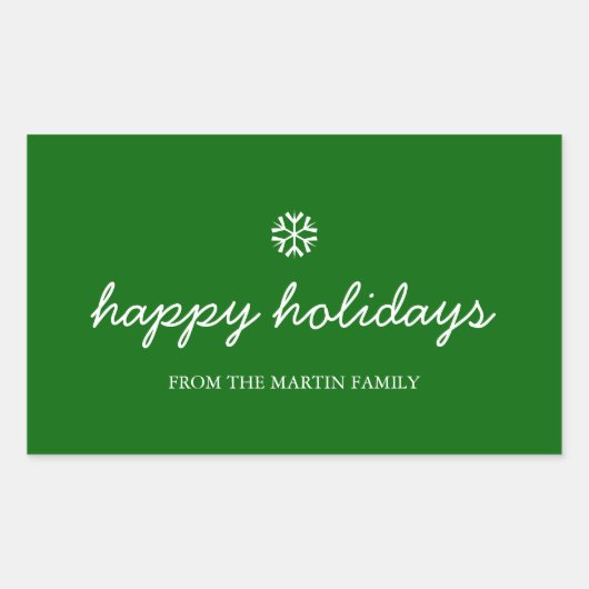 Sticker de vacances - vacances heureuses (Devant)