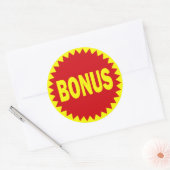 Sticker de vente au détail Bonus (Enveloppe)