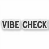Sticker de vérification vidéo (Devant)