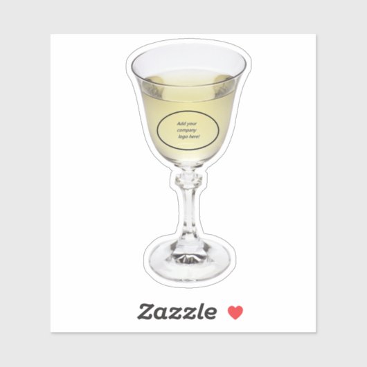 Sticker de vignes blanches sur mesure avec votre L (Feuille)