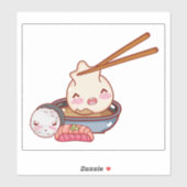 STICKER DE VINYLE COUPÉ SUR MESURE : KAWAII CUTE S (Feuille)