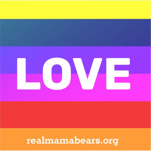 Sticker de vinyle d'amour (Devant)