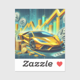 Sticker de vinyle stock