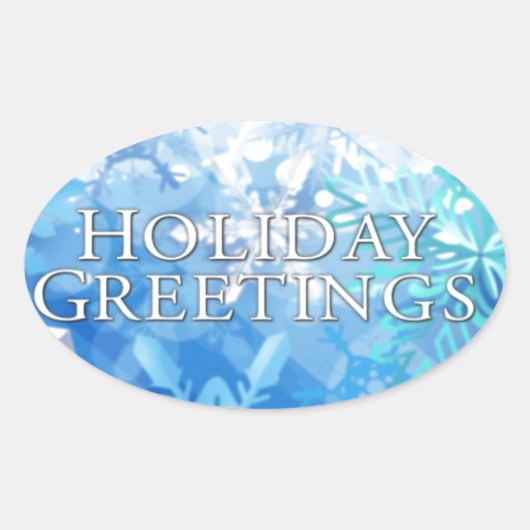 sticker de voeux de vacances (Devant)