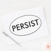 Sticker de voiture PERSIST (Enveloppe)