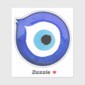 Sticker de voiture pour oeil malin - Ward off Evil (Feuille)