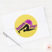 Sticker de Yoga avec signe de Yogi fou (Enveloppe)