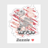 Sticker Dead Pelican (Feuille)
