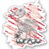 Sticker Dead Pelican (Devant)
