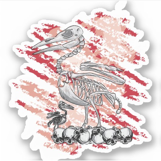 Sticker Dead Pelican (Devant)