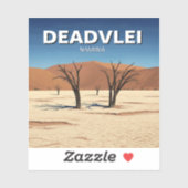 Sticker Deadvlei Namibie Travel (Feuille)