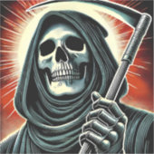 Sticker death character illustration (Recto)
