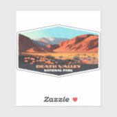 Sticker Death Valley National Park California Poppies (Feuille)
